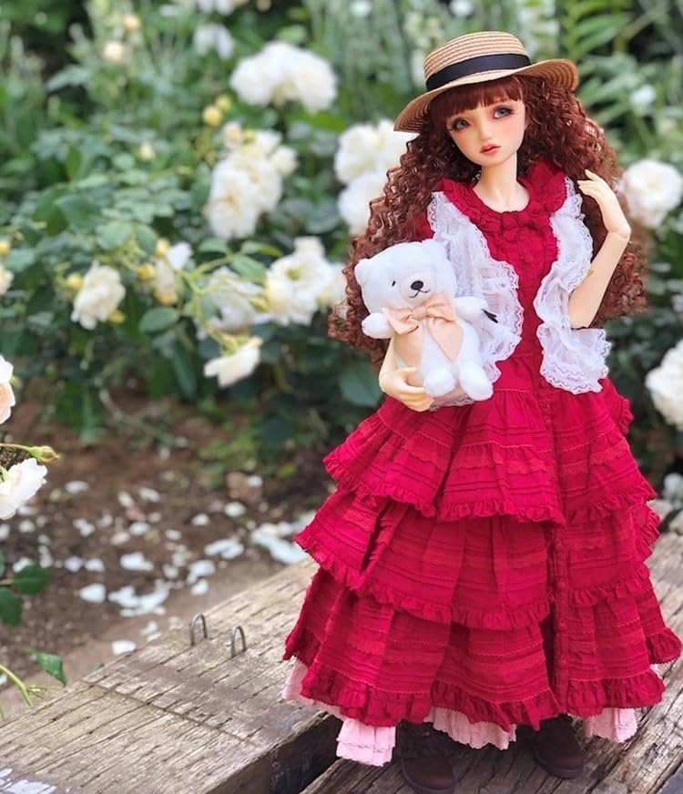 1/3 Scale Angela Beautiful Fashion Woman Doll Toys Gifts (White Make up)