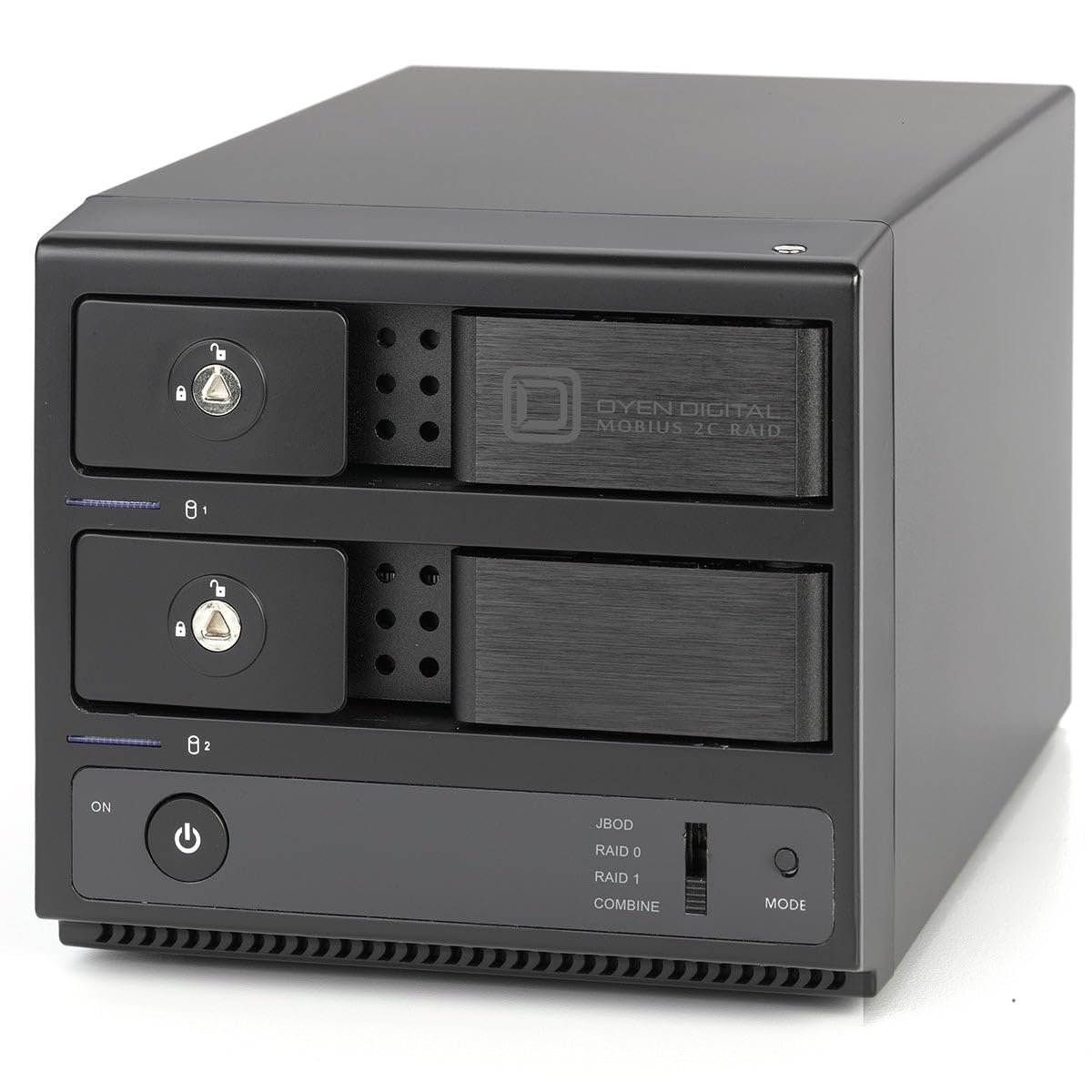 Oyen Digital Mobius 2C RAID 24TB 2-Bay USB-C Hard Drive Array