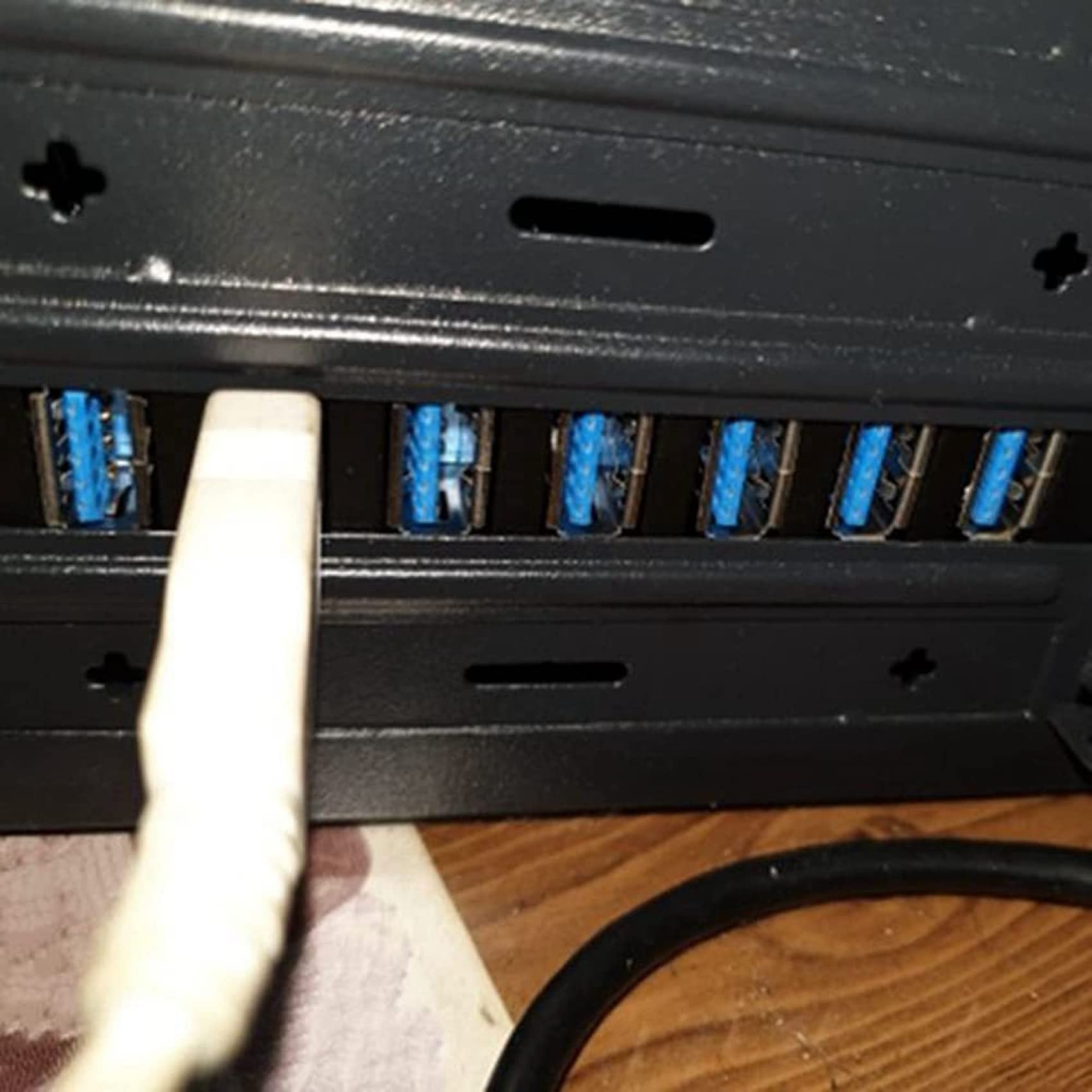 Adaptador de Tarjeta de Expansión USB 3.0 PCI-E Con 7 Puertos - Controlador Externo Extensor Para Escritorio