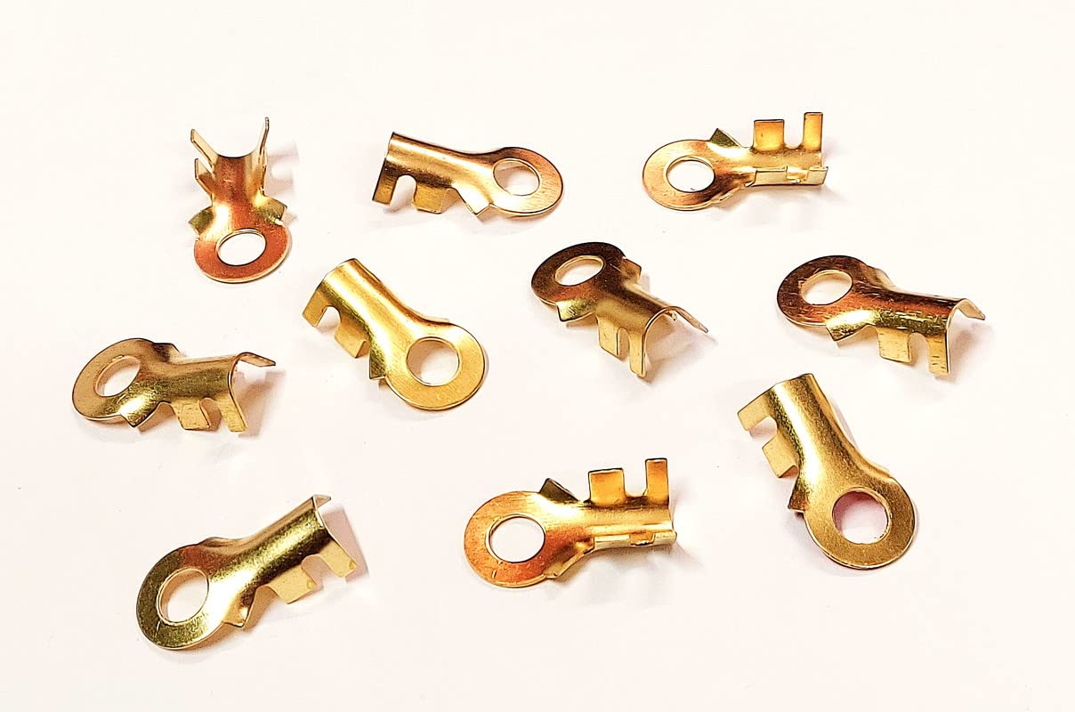 ERH India (Pack of 10) Battery Thimble Connector 18 mm Circular