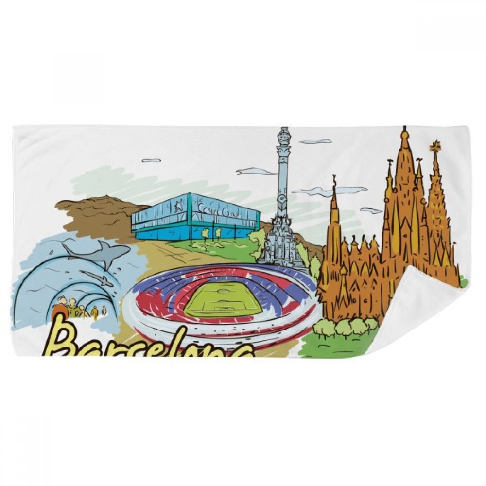 Serviette Barcelone 35x70cm ultra douce et absorbante pour un séchage délicat