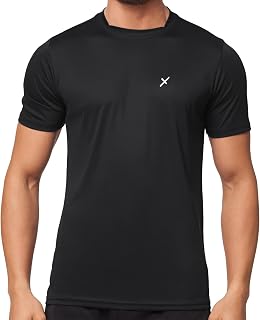 T-Shirts de Sport Fonctionnels pour Hommes Manches Courtes décontractées