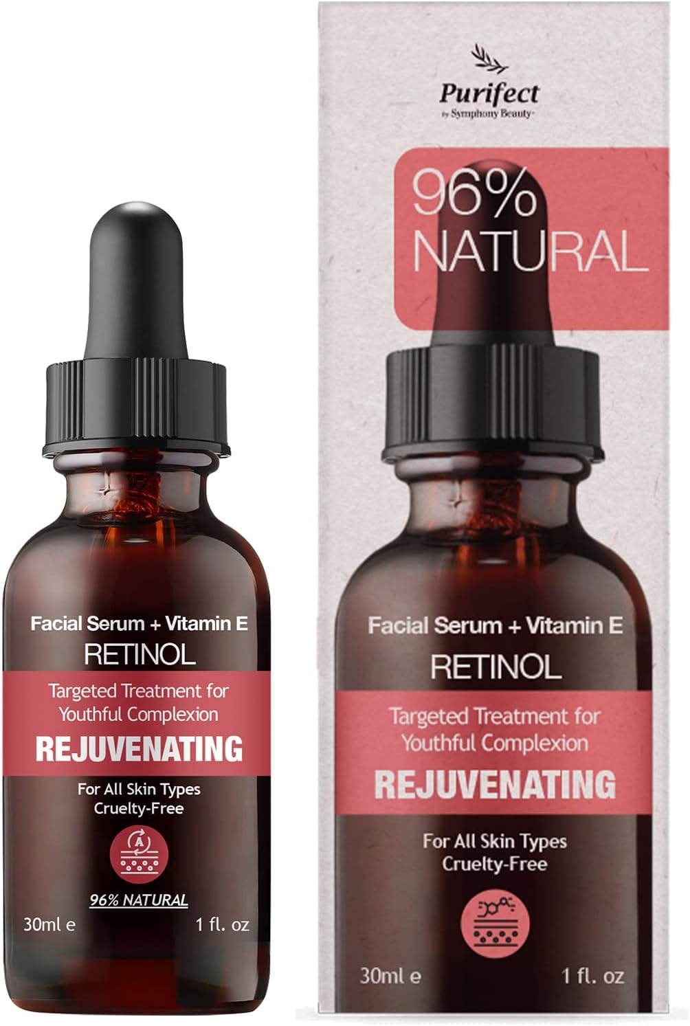 Purifect Powerful Skin Rejuvenating Retinol Facial Serum, Minimizes Signs of Ageing 30ml