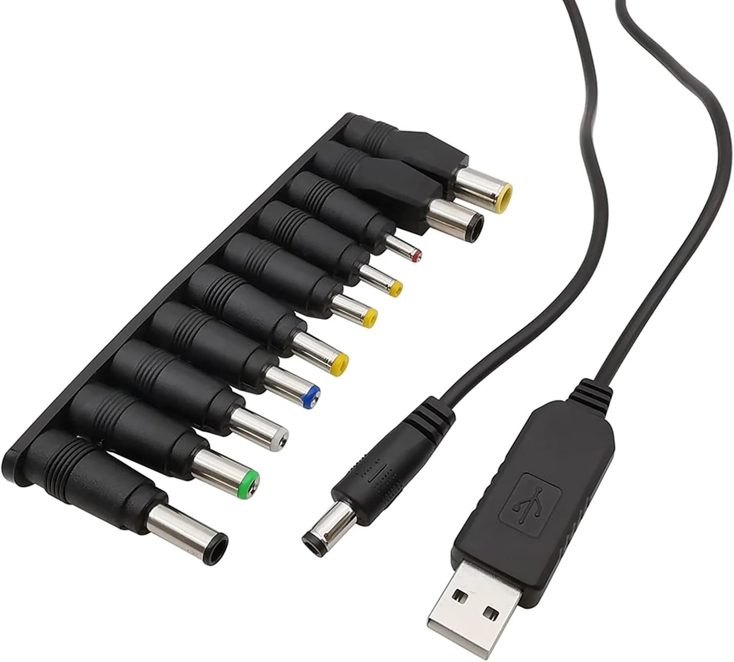 1pc DC 5V to DC 9V / 12V Step USB Power Boost Line Converter Adapter 2.1x5.5mm Charging Connector(Type 6)