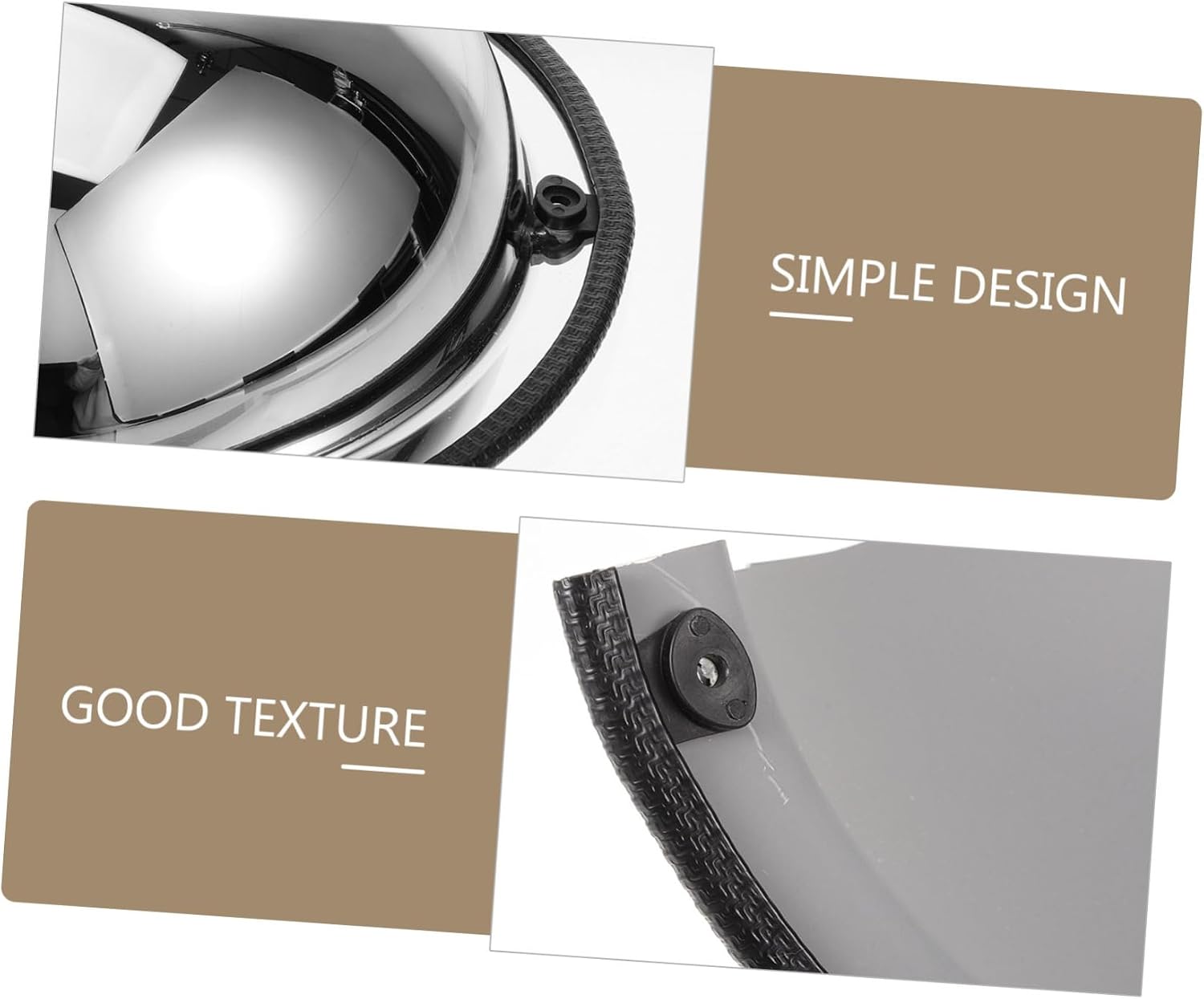 Zerodeko Convex Corner Mirror Lightweight Security Mirror for Supermarkets Garages and Blind Spots Viewing Angle Parking Safety for Enhanced Visibility