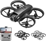 New D16 Dron Dual HD Camera Foldable Remote Control Drone with Optical Fow Hover Auto Intelligent Obstacle AvoidanceIndoor and Outdoor Drone Men's Gift for Back-to-School Season Christmas
