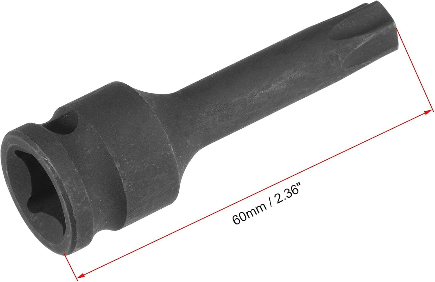 uxcell 3/8" Drive Impact Torx Bit Socket Set, T20 - T60, Metric 60mm Length, CR-MO, 7-Piece