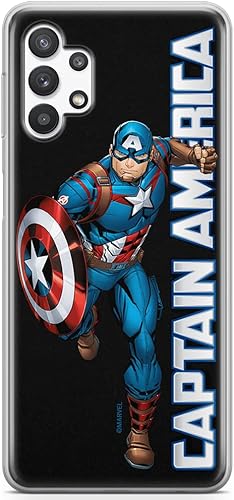 Miniatura 18 de ERT GROUP Funda para Samsung A32 5G Original y Oficial Marvel Patrón Capitán América 006 perfectamente adaptado a la forma del teléfono móvil