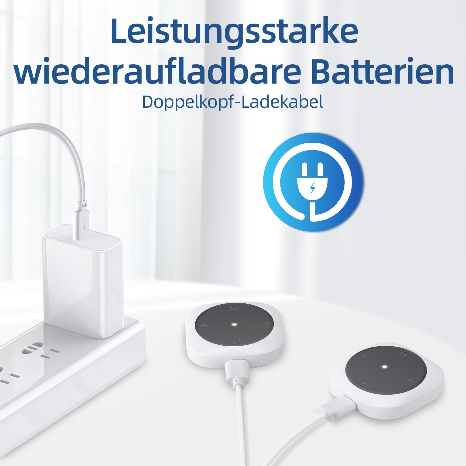 Comfytemp TENS Gerät Kabellos mit 2 Wireless Host,Schmerztherapie Kontrolle per Knopfdruck und App mit 30 Programme 20 Intensitätsstufen MassageGerät Muskelstimulator mit 4 Elektroden Pads K6122