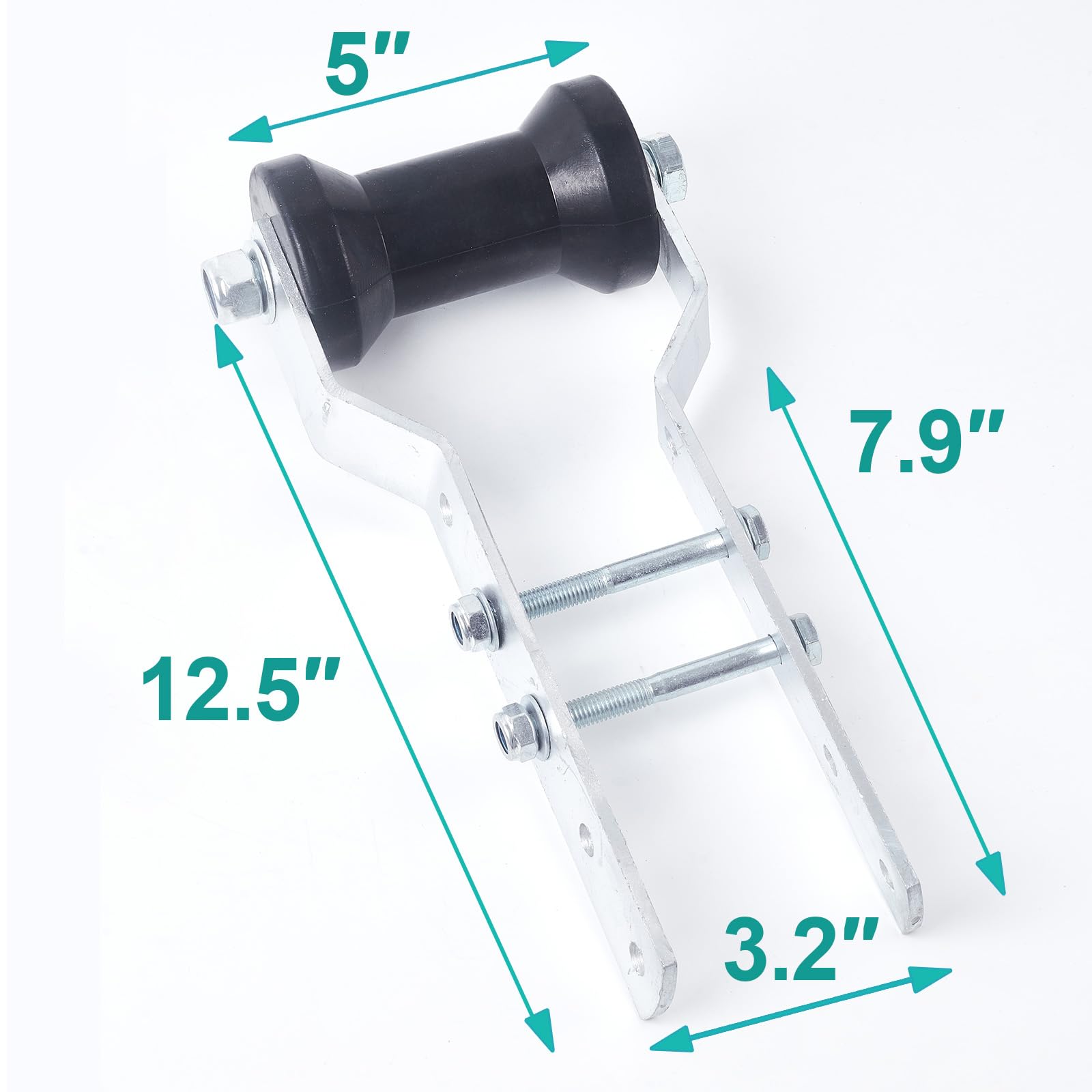 GINROY Boat Trailer Keel Rollers with Brackets,5