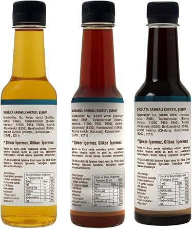 Esperado - 3 LÜ Kahve Şurup Setİ - Vanİlya * Çİkolata * Karamel -Şekersİz - Zero- 3 X 250 Ml