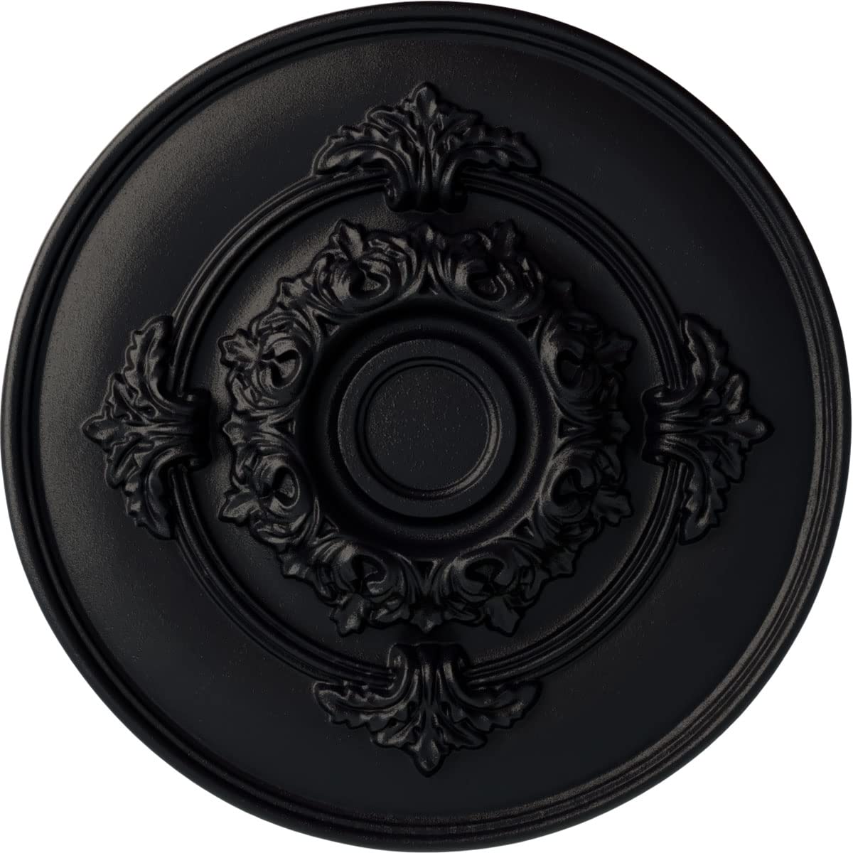 Médaillon de plafond Monique Ekena menuiseries pour cacher les trous et sublimer un lustre