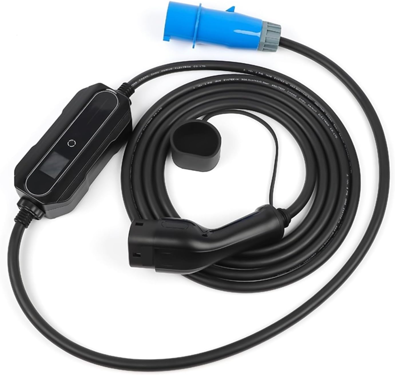 Cargador Rápido EV De 32A, Enchufe CEE Para Coche Eléctrico, Uso Doméstico Portátil, Tipo 2, 1, Wallbox Monofásico 7KW Reparación De BateríA(Type 1)