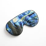 Tim & Tina 100% Silk Sleep Mask Comfortable,Super Soft Blindfold Eye mask Block Light for Sleeping,Shift Work,Naps with Carry Pouch Adjustable Strap (Night)