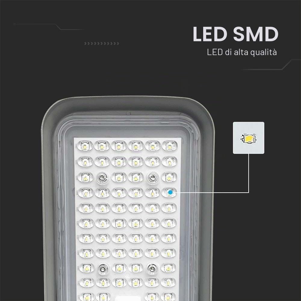 V-TAC Luci stradali a LED – Luci stradali sottili – IP65 – Nero – 100 Watt – 8700 lumen – 4000 K