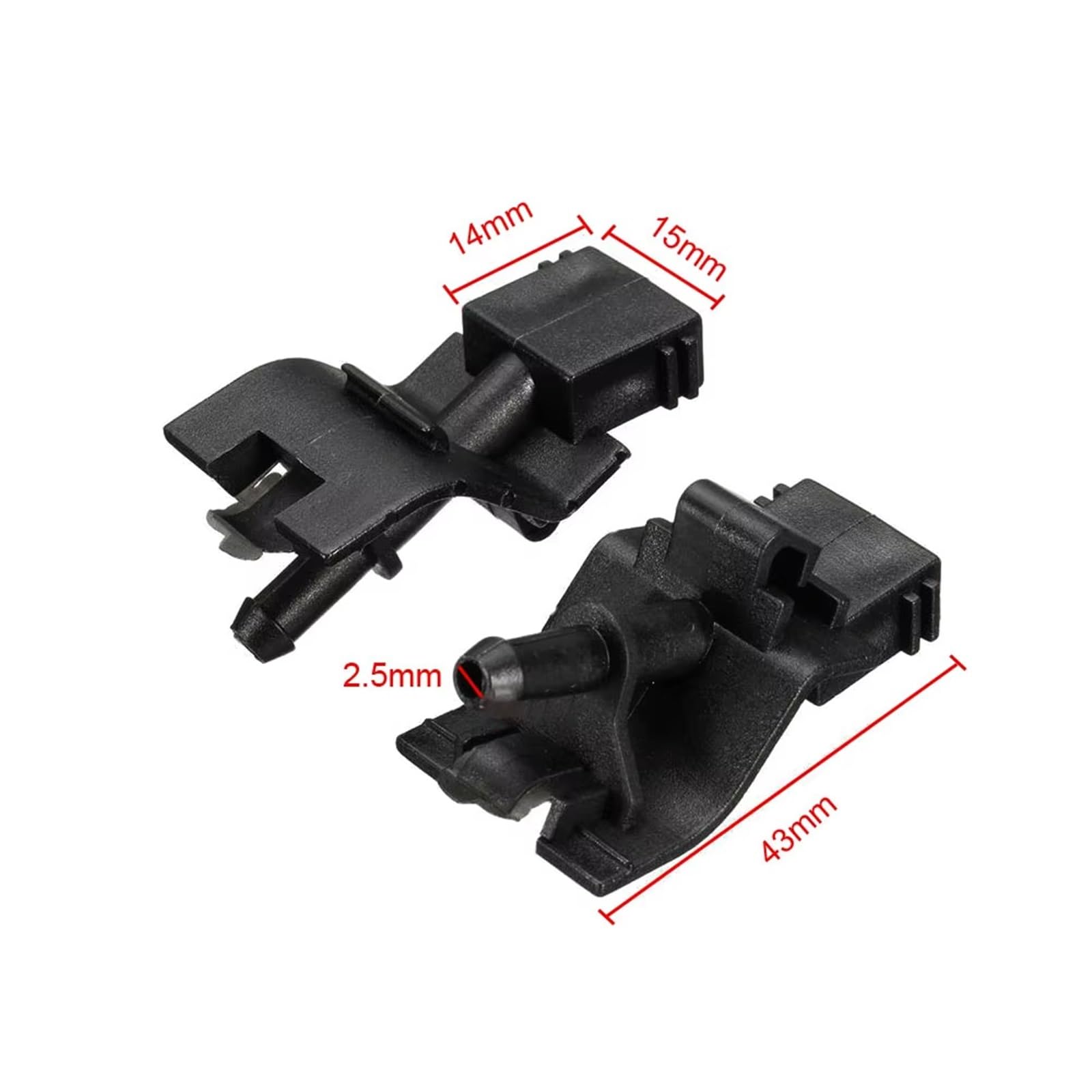 Tergicristallo Ugelli Compatibile Con Toyota Per Corolla Per Altis E140 2006-2014 Per Highlander XU40 2007-2013 Ugello Tergicristallo Parabrezza 85381-12300