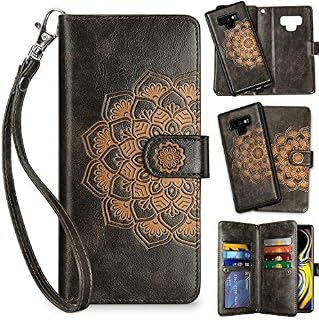 Vofolen 2-in-1 Case for Galaxy Note 9 Case Wallet Card Holder ID Slot