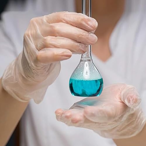 Miniatura 4 de Basic Medical - Guantes de examen de vinilo transparente, sin látex y sin polvo, VGPF-3004 (caja de 1000), extra grandes