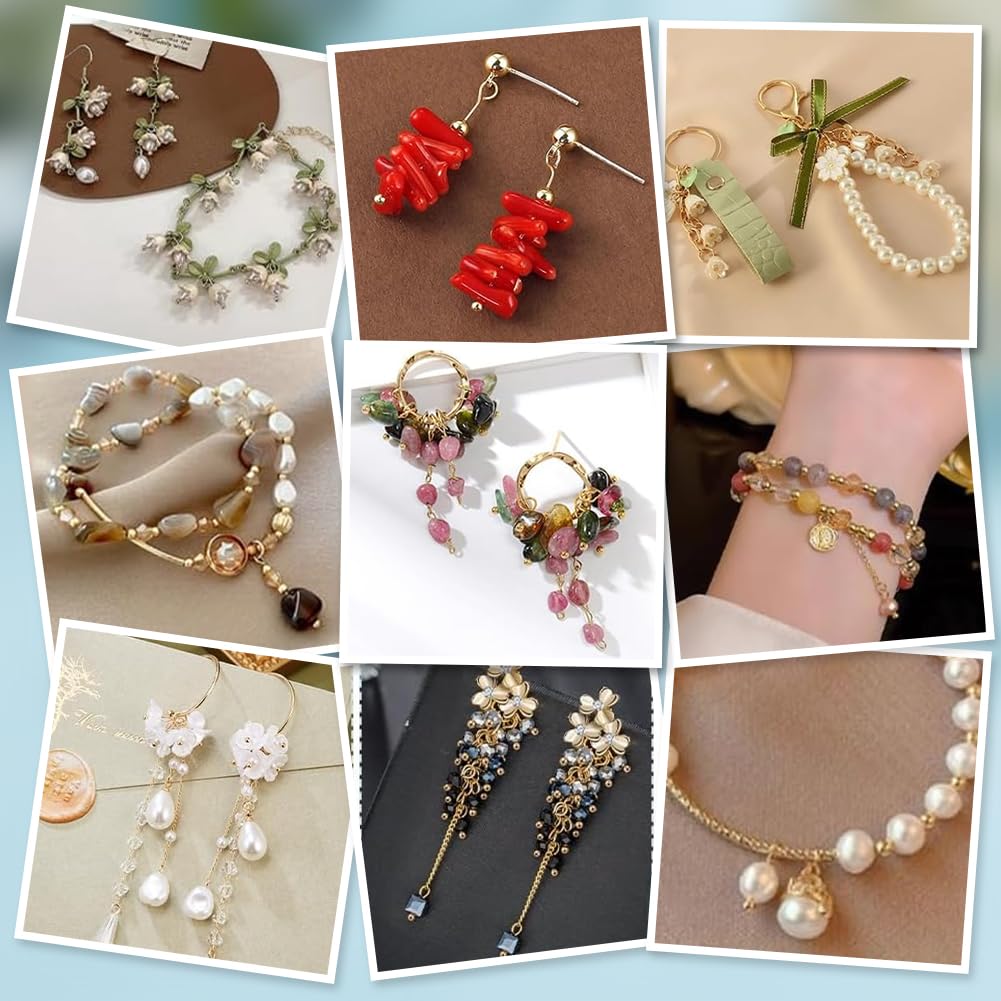 UNICRAFTALE Edelstahl Stifte Set 90-tlg. - Regenbogen Farben Für Schmuckherstellung, 30mm Länge