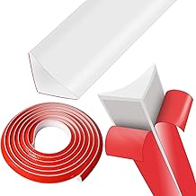 Decorative Strips Flexible Self-Adhesive Waterproof Silicone Kitchen White Water Barrier (White, 3 Metre)