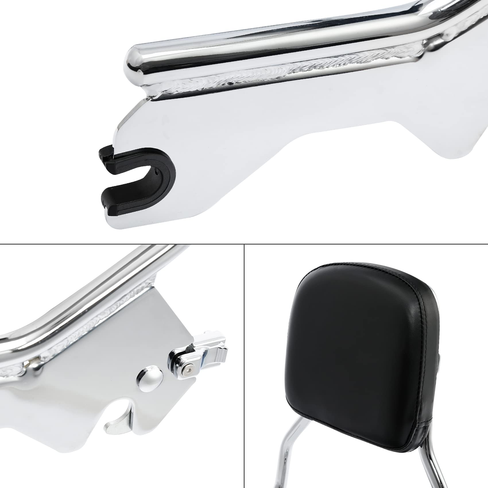 Amazon | TCT-MOTORPARTS アップライトシーシーバーバックレストパッド 