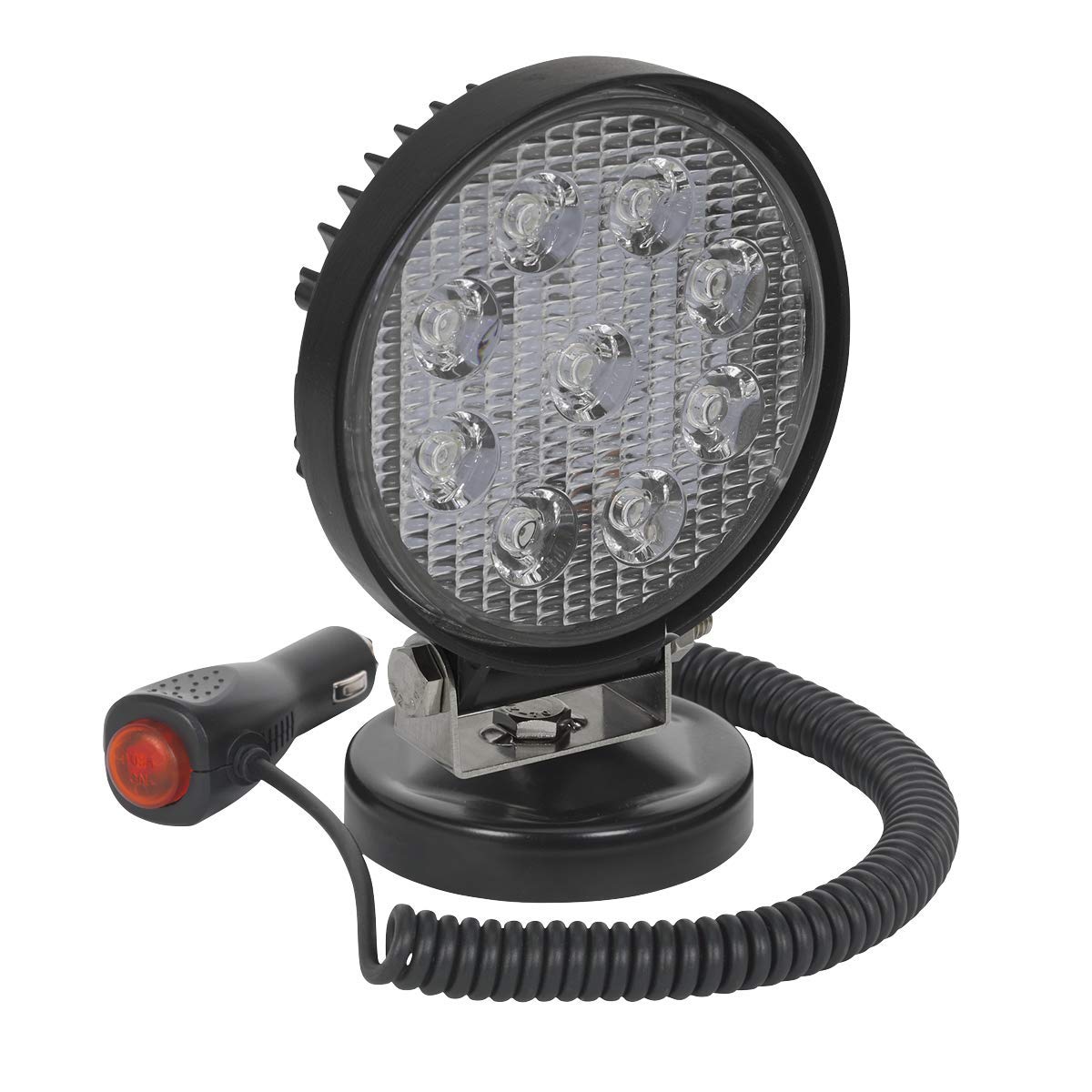 Round Worklight With Magnetic Base 27W Smd Led 5054511634303