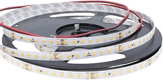 LED-Streifen: hocheffizienter LED-Streifen mit 128 LEDs pro Meter, 102lm/W, SMD2835, 8 mm breit, hoch selektiert, 24V, 8,6W pro Meter, 5 m auf Rolle (2700K Ra 95 IP65NANO)