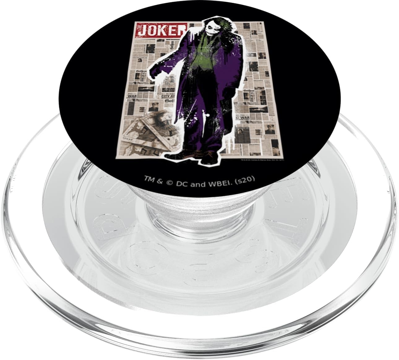 The Dark Knight Joker Funny Pages PopSockets MagSafe PopGrip for iPhone