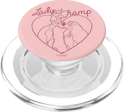 Miniatura 7 de Disney Lady And The Tramp Heart Rettrait PopSockets agarre y soporte para teléfonos y tabletas