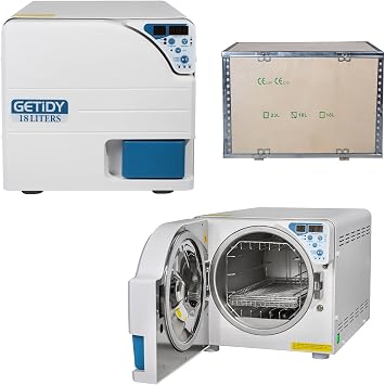 Brand Mini Steam Autoclave Machine 110V Automatic Drying Function High Pressure Temperature Steam Digital Screen Dual Control Door Lock Class N 18L
