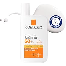 La Roche-Posay Anthelios UVmune 400 Invisible Fluid Sunscreen SPF 50+ 50ml Ultra-light liquid texture high efficiency all skin types sun protection