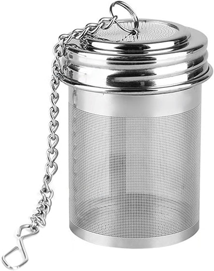 Tea Strainer， 1PC Creative Stainless Steel Tea Infuser Strainer Leaf Spice Herbal Teapot Reusable Mesh Filter Home Kitchen Accessories Filtering