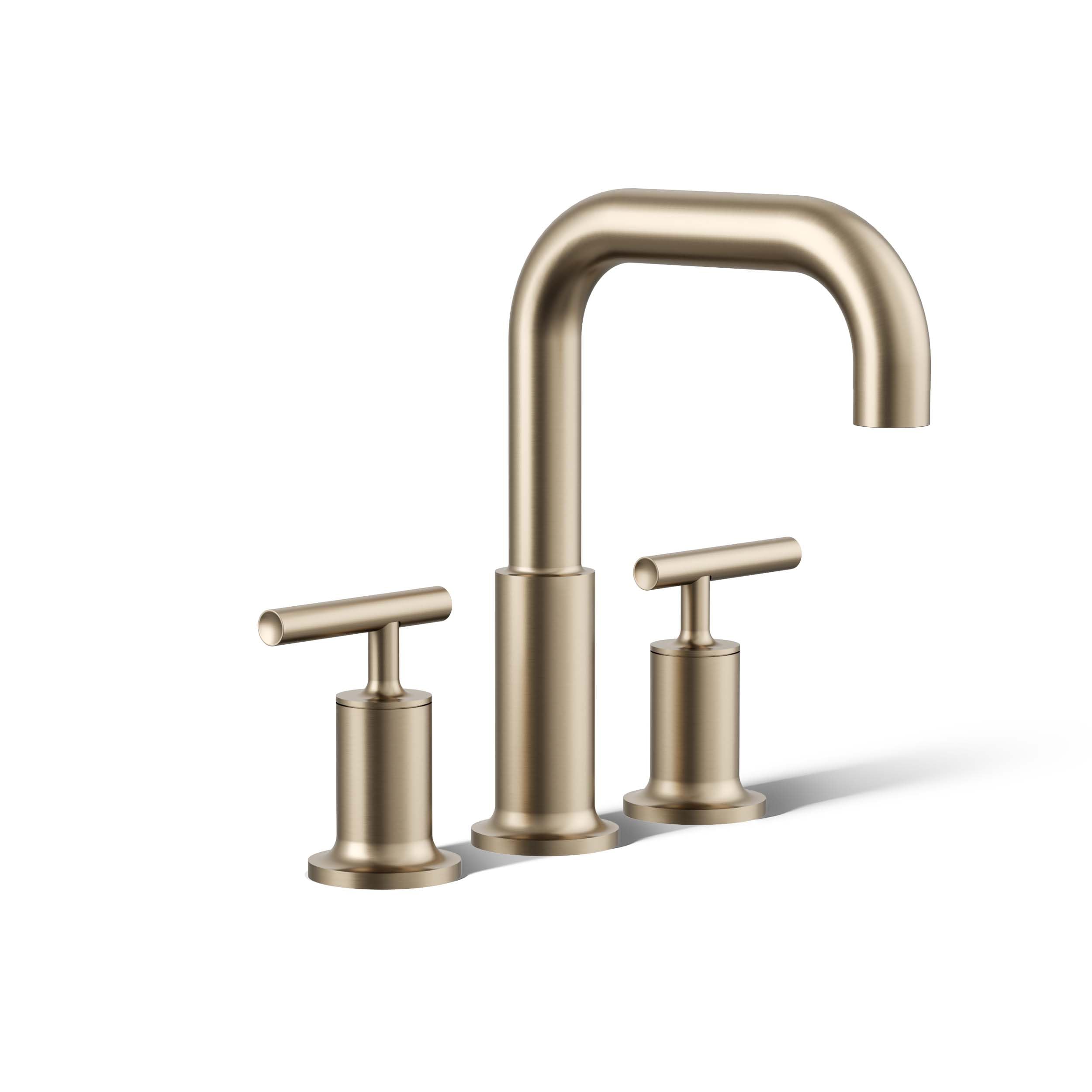 Kohler T14428-4-BV Purist Deck-Mount High-Flow Bath Faucet Trim