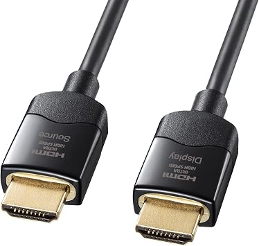 Sanwa Supply KM-HD20-UFB150 Optical Fiber Ultra High Speed HDMI Cable 32.1 ft 15 m