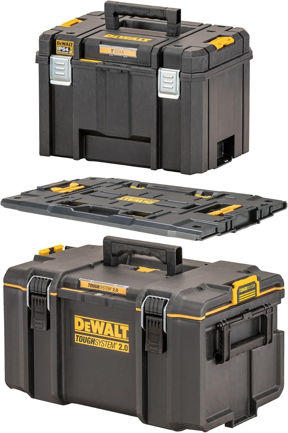 大特価！！【DeWALT 】タフシステム　ボックス小・大セット！ Amazon | デウォルト(DEWALT) タフシステム 収納ボックス S