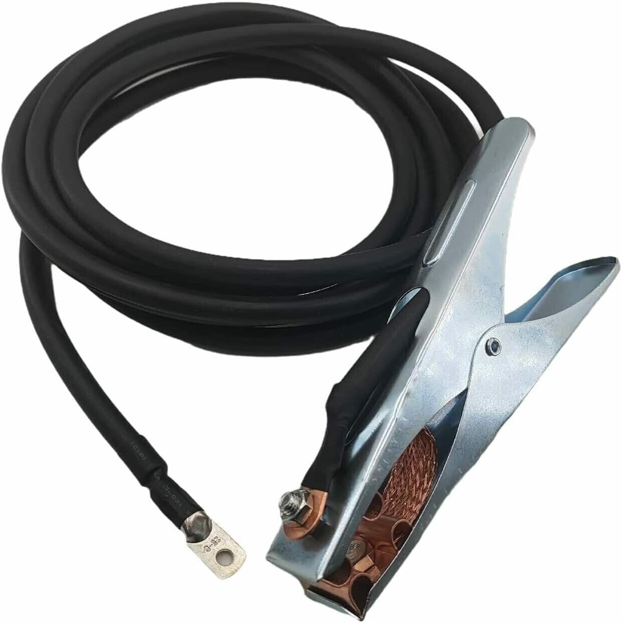 15 ft 4 AWG Welding Ground Cable with 500A Clamp fit Miller Millermatic