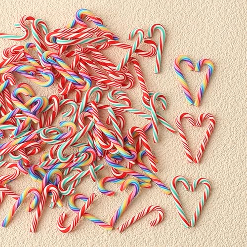 DAHI 100pcs MINI Zuckerstangen Deko, Weihnachtsbaumschmuck DIY Mini...