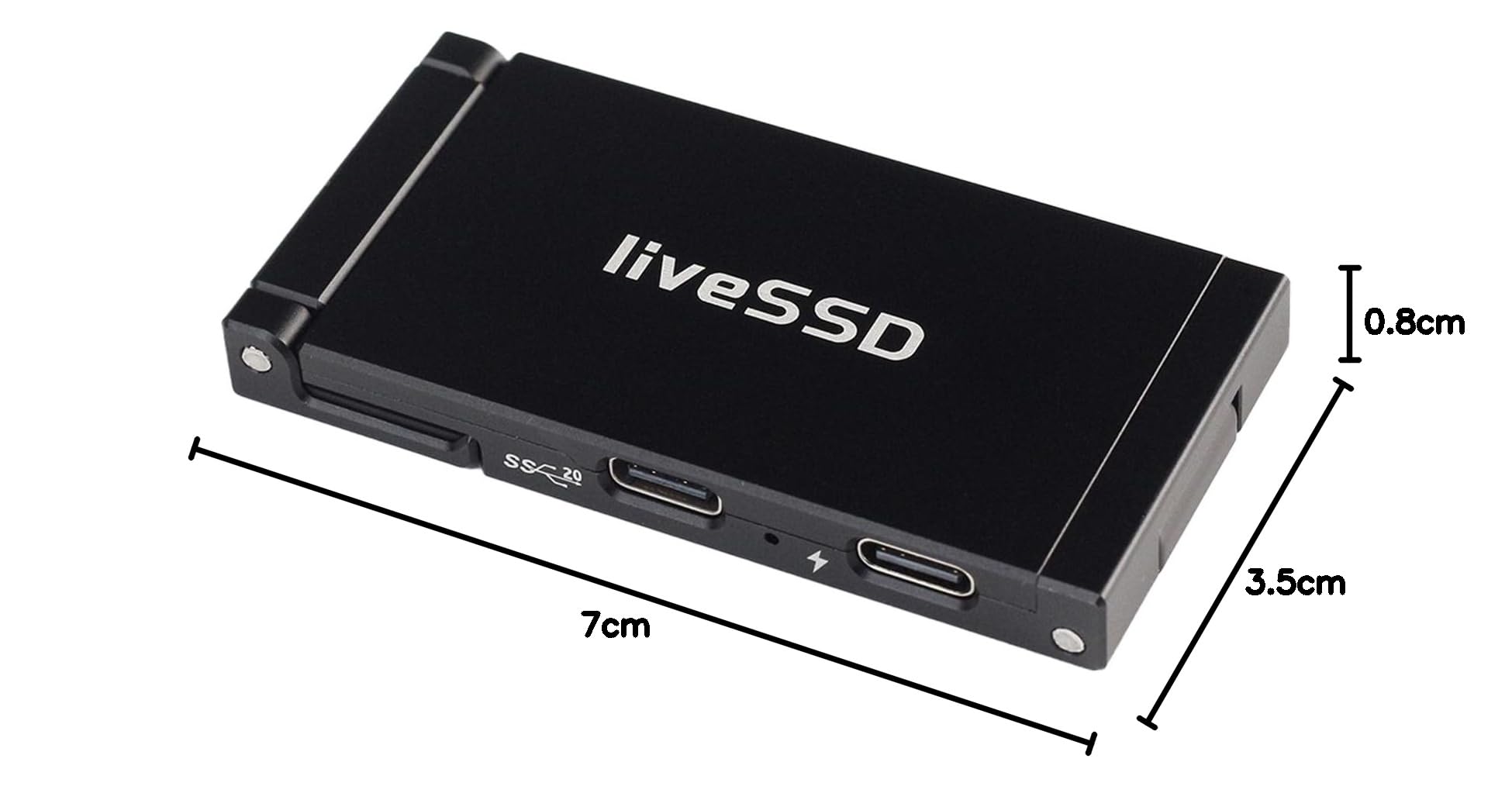 RENICE Professional Prores PSSD 1TB Disco Duro Externo portátil Ultra Compacto, hasta 2000mb/s, para iPhone 15 16 Pro/Pro MAX/Mac/Android, Dos Puertos USB-C, Ideal para Creadores de Contenido y Cine