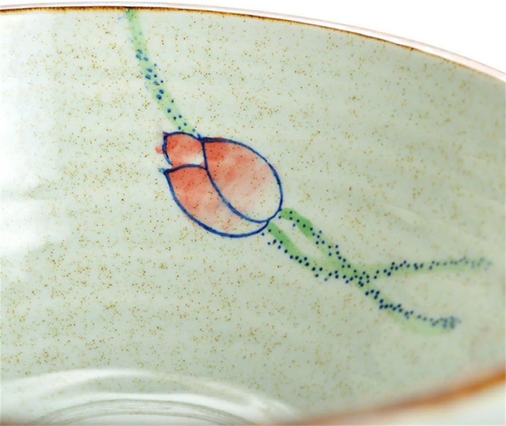 Under Glazed Colored Pottery Porcelain Plate Bowl Large Soup Noodle Small Food Sauce Seasoning