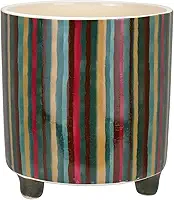 CACHEPÔ VASO DECORATIVO ENFEITE CASA HOME&CO CERÂMICA 15x14x14cm COLOR