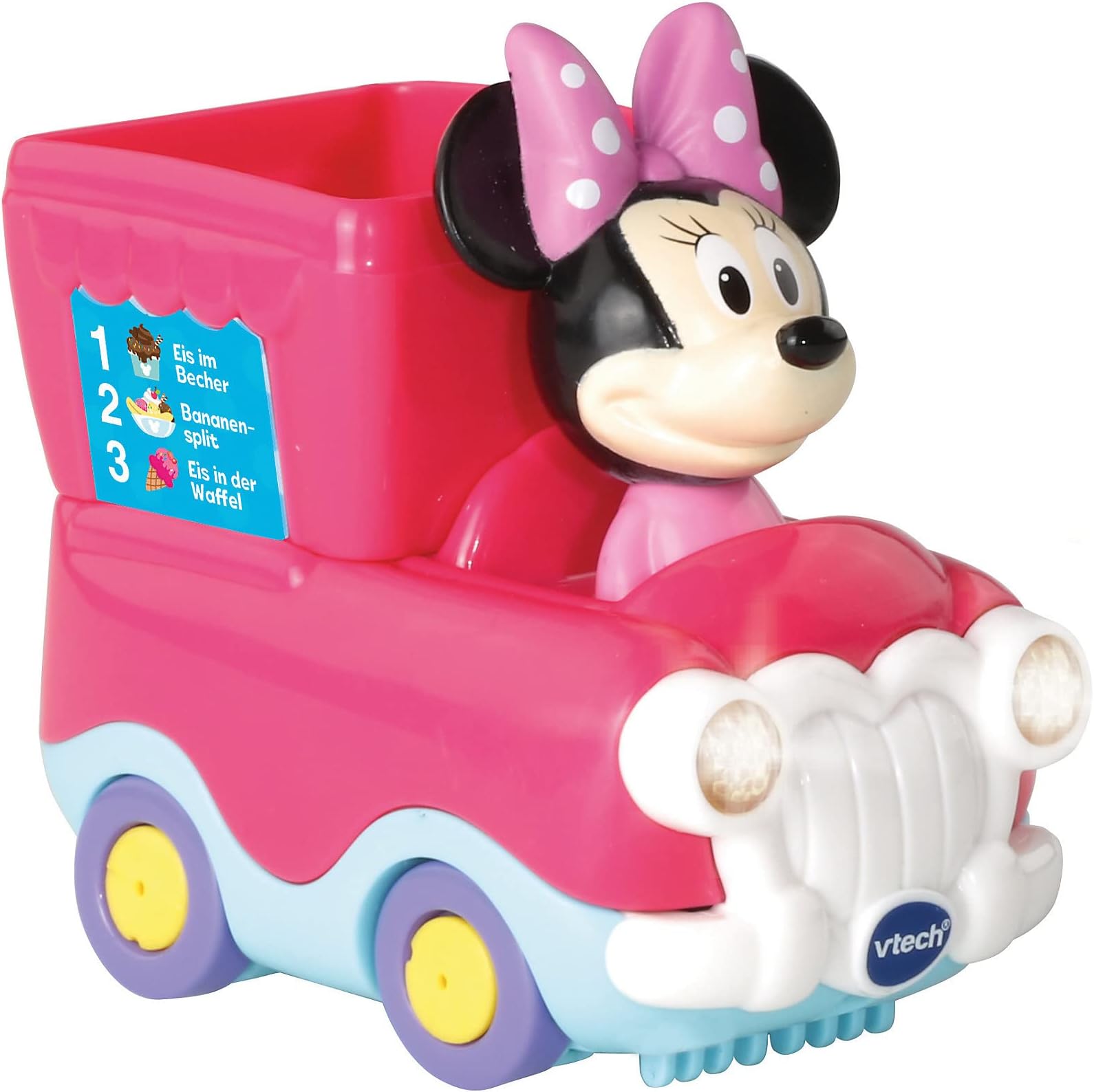 80-512104 Tut Tut Baby Speedster - Minnies Ice Cream Trolley, Baby Cars, Multicoloured