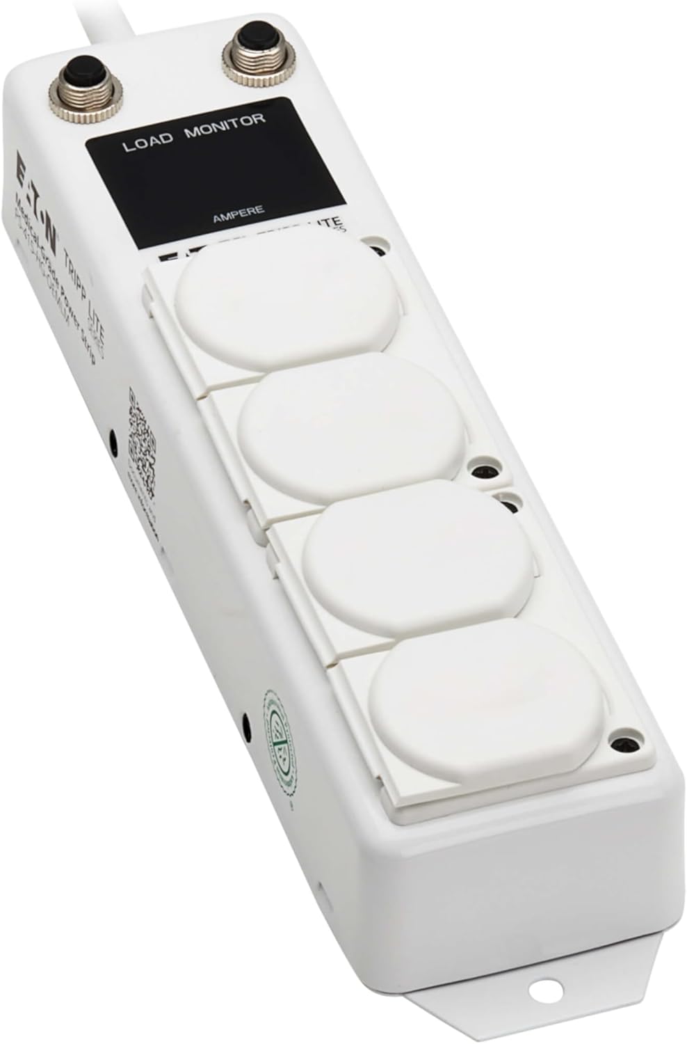 Tripp Lite Eaton Medical Hospital Power Strip for Patient Care Vicinity, UL 1363A Certified, 4 Outlets + 2ft Cord, Cart & IV Pole Mount Option, Lifetime Manufacturer's Warranty (PS-402-HG-OEMLM)