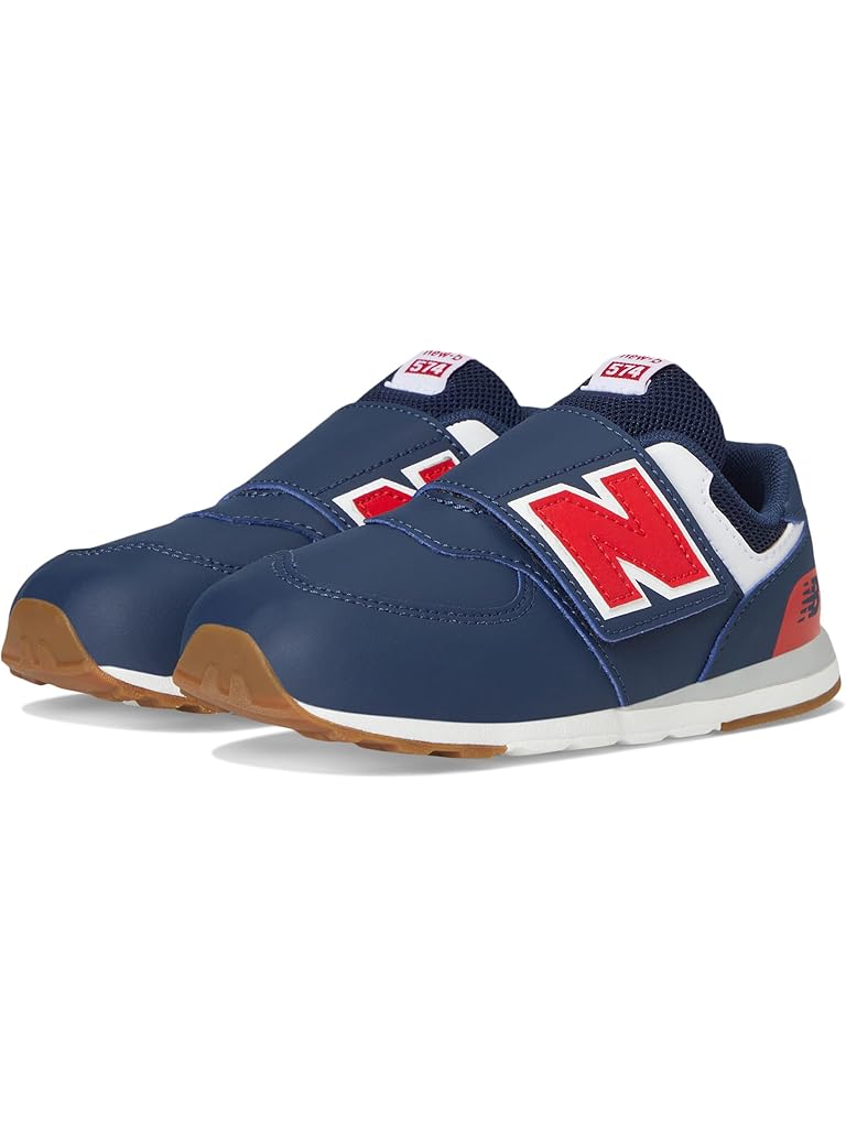 Navy New Balance 574 New-b Hook & Loop (Infant/Toddler)