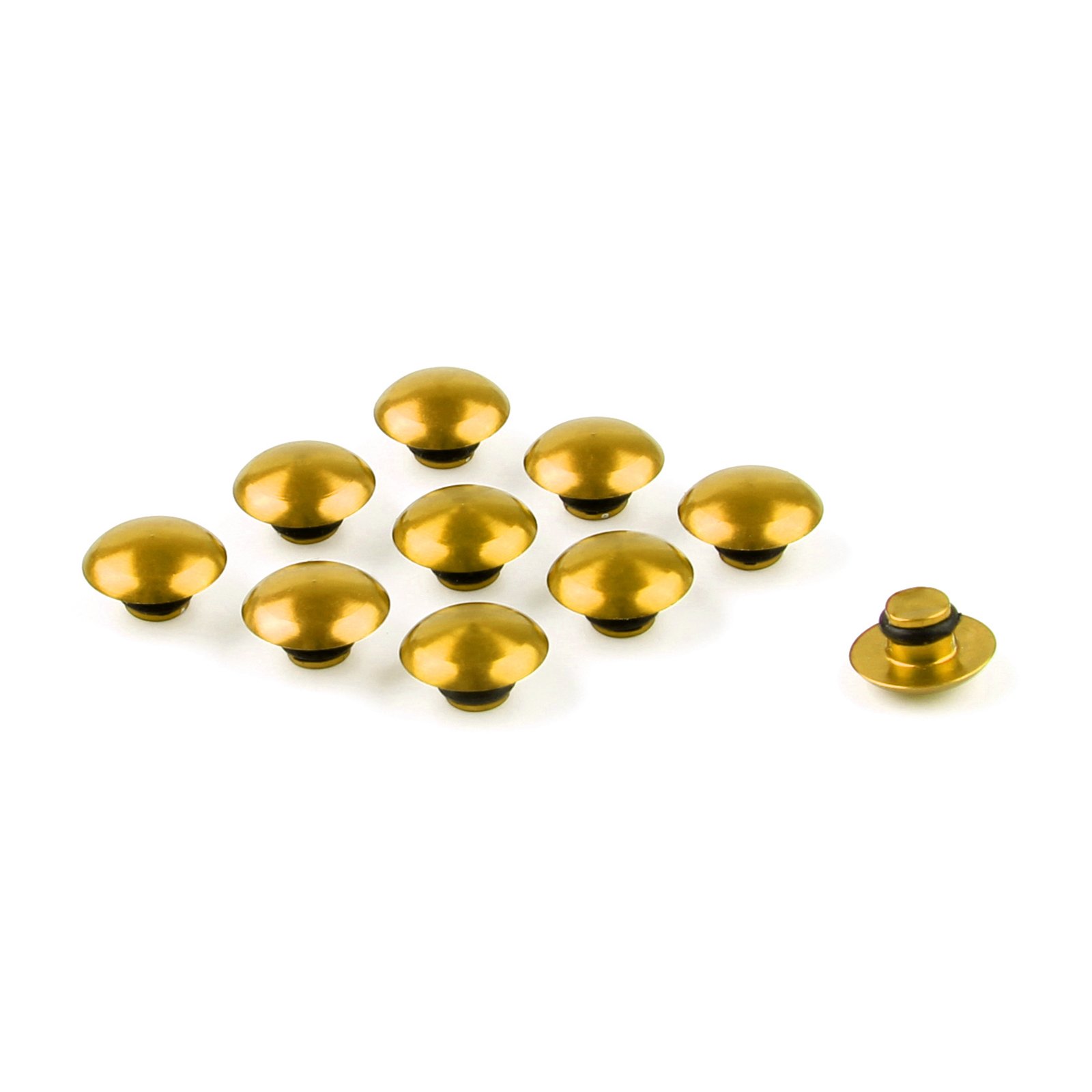 Mad Hornets Hex Socket Bolt Screw Nut Head Cover Cap M10 10MM Universal, Gold
