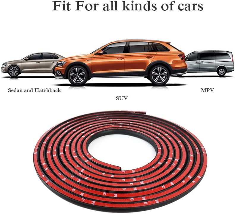 Miniatura 9 de GoldWheel Tira de sellado de clima en forma de D de servicio pesado 9.5 mm × 6.4 mm de goma con sello de clima hueco con junta de puerta de bulbo