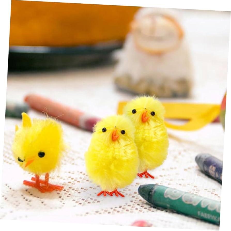 Amazon.co.jp: Lurrose 10個 イースター ひよこ 群れ ひよこ