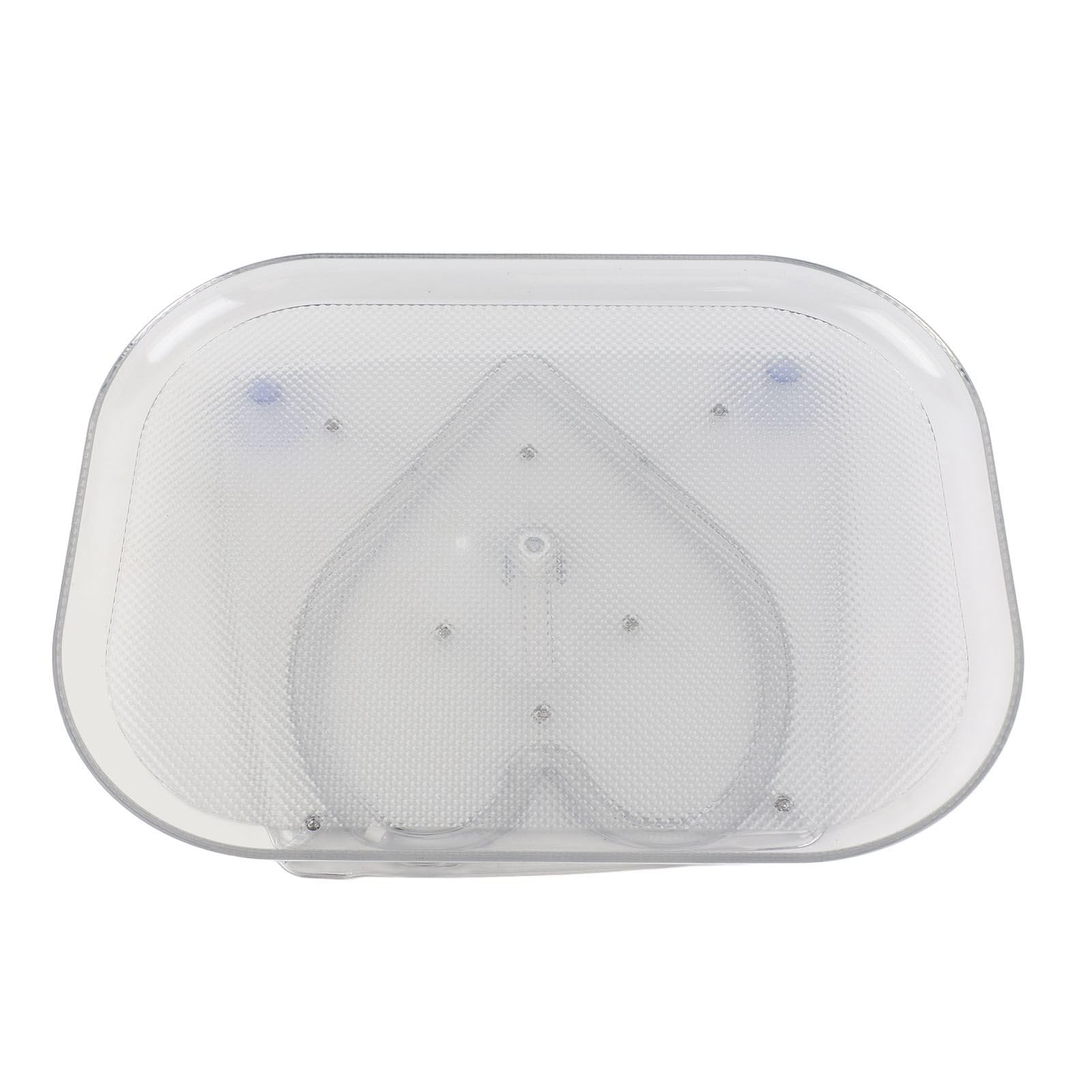 Organisateur de réfrigérateur rotatif transparent grand format pour meuble de cuisine