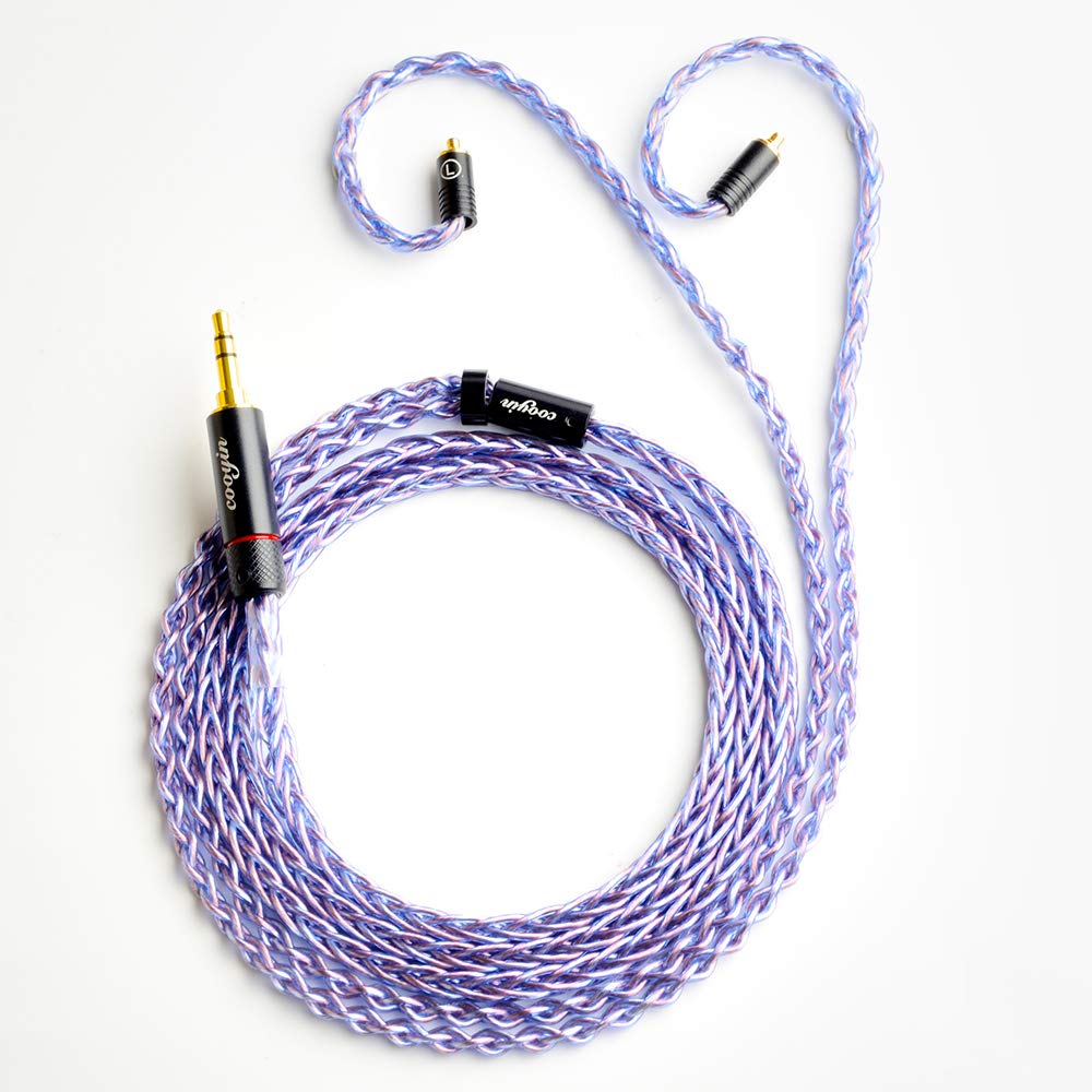 Amazon | cooyin リケーブル 0.78-2pin 3.5mm 単結晶銅+銀メッキ単結晶