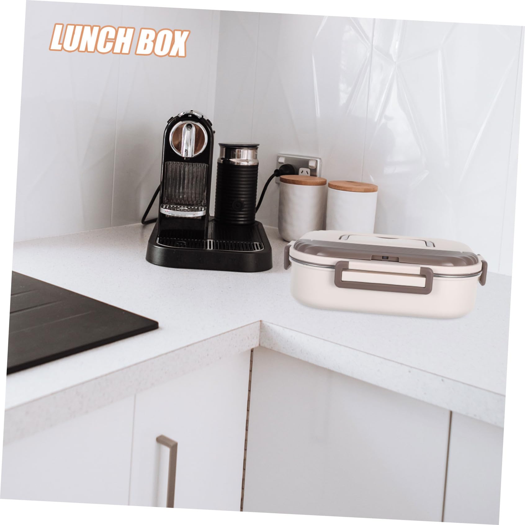 TOYANDONA 34oz Stapelbare Edelstahl-lunchbox mit Fächern Auslaufsicher Bento-box für Lebensmittel Geeignet für Schule Büro Reisen und Picknicks