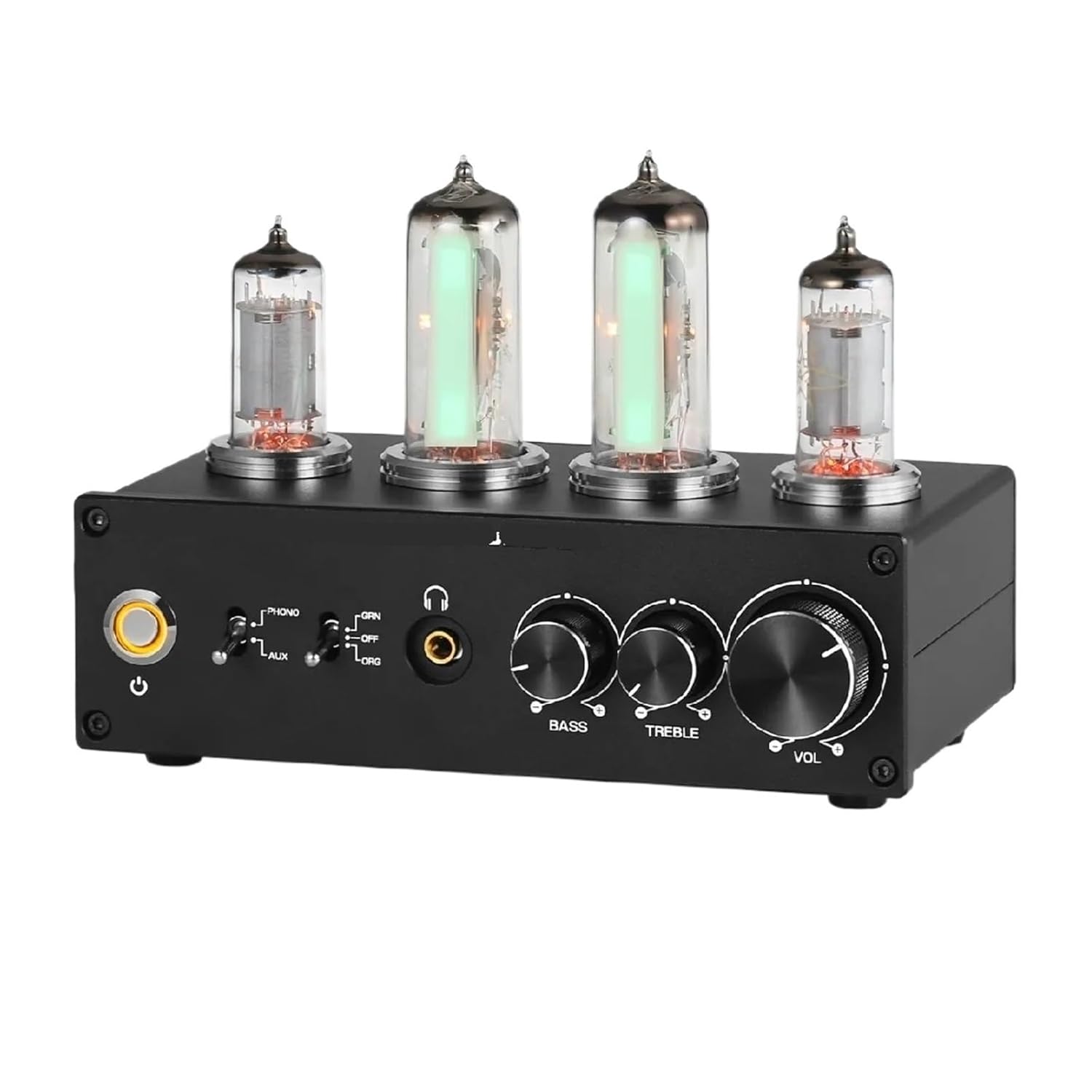 T9 Mini 6E2 MM/MC Turntable Preamplifier HiFi Stereo Audio Vacuum Tube Preamplifier Desktop Headphone Amplifier
